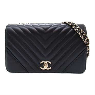 シャネル(CHANEL)シャネル Vステッチ チェーンショルダー バッグ