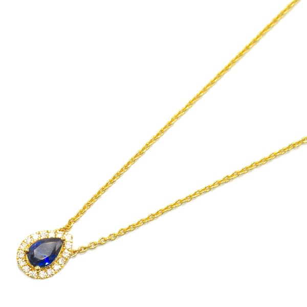 ジュエリー(JEWELRY)ジュエリー サファイア ダイヤ ネックレス  