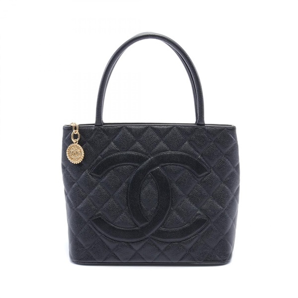 CHANEL 復刻版トートバッグ 正規品　鑑定済 CHANEL トートバッグ ゴールド金具 キャビアスキン 復刻トート 2番台