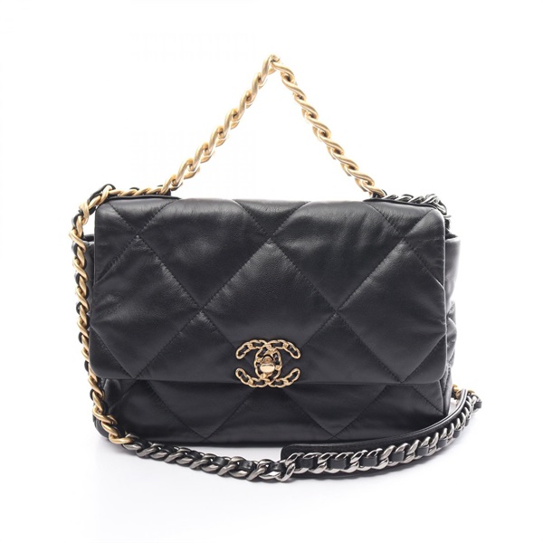 シャネル(CHANEL)シャネル シャネル19 マトラッセ ショルダーバッグ 
