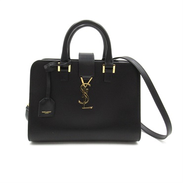 t80【美品】保存袋付　サンローラン　ベイビーカバス2wayショルダーバッグ サンローラン(SAINT LAURENT)サンローラン ベイビーカバス 2way