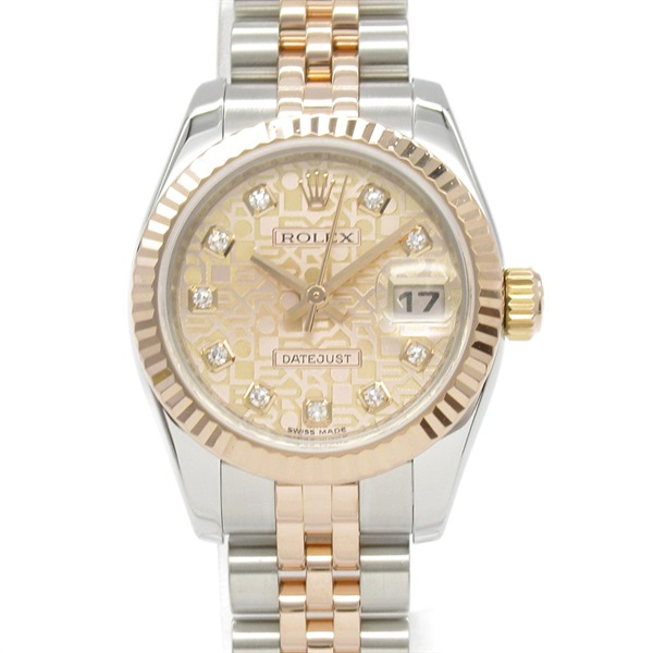 ロレックス(ROLEX)ロレックス デイトジャスト 10Pダイヤ M番 腕時計  