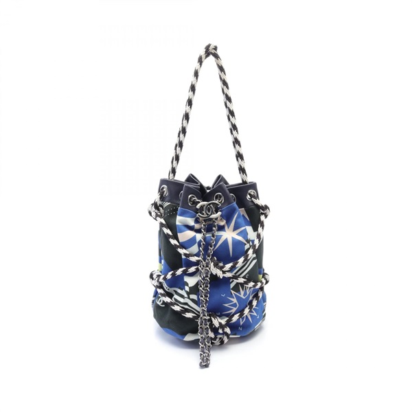 シャネル CHANEL LA PAUSA ラパウザ クルーズライン  Wチェーン カバン トートバッグ 肩掛け ショルダーバッグ レザー/キャンバス ピンク系 CHANEL - シャネル CHANEL LA PAUSA ラパウザ クルーズライン W