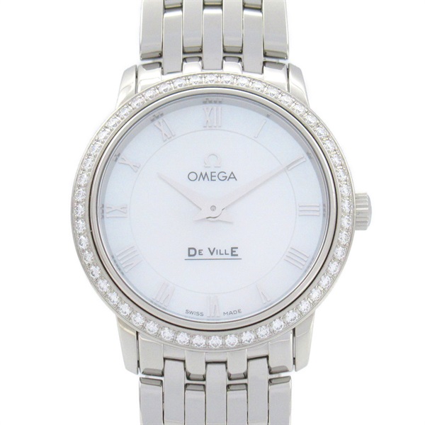オメガ(OMEGA)オメガ デ・ビル プレステージ ダイヤベゼル 腕時計 時計