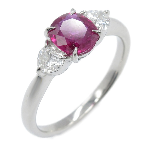 pt900 プラチナダイヤモンドルビー0.91ct リング指輪