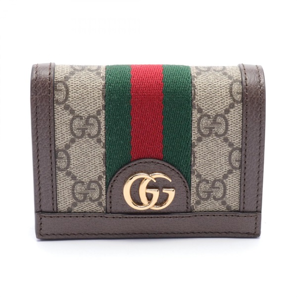 グッチ(GUCCI)グッチ オフィディア GGスプリーム 二つ折り財布 財布 