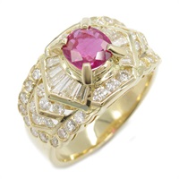 ジュエリー(JEWELRY)ジュエリー ルビー ダイヤモンド リング リング 