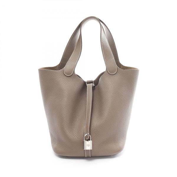 エルメス(HERMES)エルメス ピコタンロックMM エトゥープ ハンドバッグ
