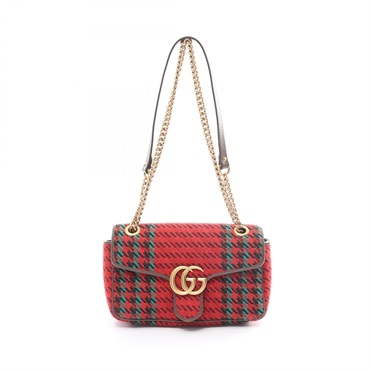グッチ(GUCCI)グッチ GGマーモント キルティング スモール ショルダー