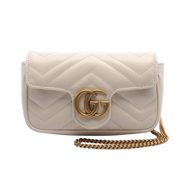 グッチ【GUCCI】マーモント スーパーミニバッグ ショルダーバッグ グッチ GGマーモント キルティング レザー スーパーミニバッグ (GUCCI
