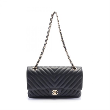 大幅値下げしました！CHANEL シャネル　ブラック フリル ケープ 38 シャネル(CHANEL)シャネル AP1447 ショルダーバッグ