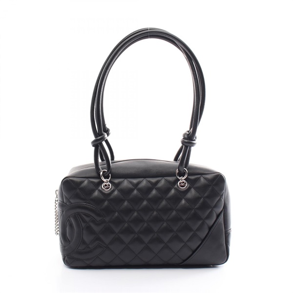 【みゆ】シャネル カンボンライン ショルダーバッグ ブラック A25171 シャネル(CHANEL)シャネル カンボンライン ボーリングバッグ