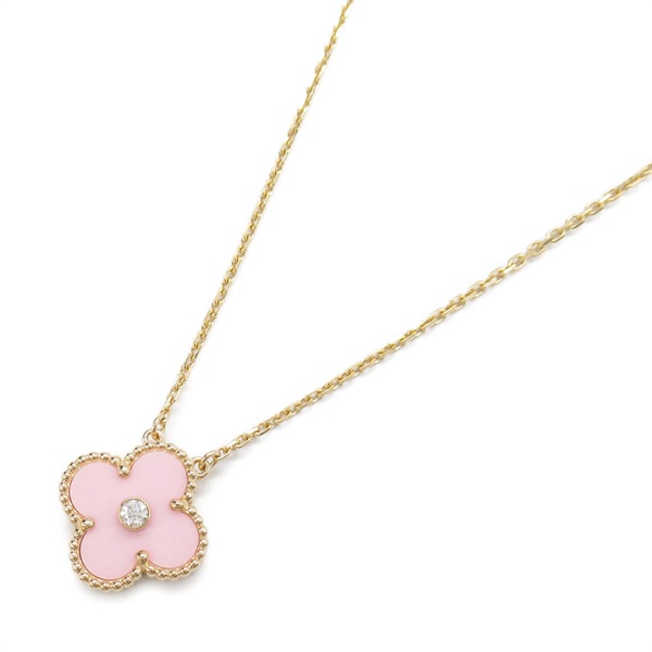 ヴァンクリーフ＆アーペル ヴィンテージアルハンブラ  1Pダイヤ ネックレス ネックレス ジュエリー レディース