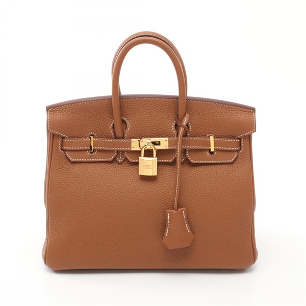 エルメス(HERMES)エルメス バーキン25 ゴールド ハンドバッグ バッグ