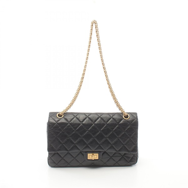 シャネル(CHANEL)シャネル 2.55 マトラッセ Wフラップ ショルダー 