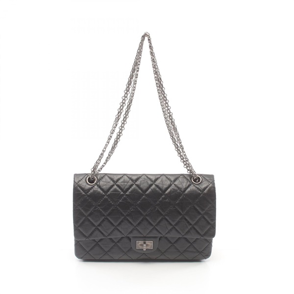シャネル(CHANEL)シャネル 2.55 マトラッセ Wフラップ ショルダー  