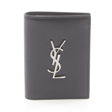 美品✨サンローラン モノグラム ウォレット カサンドラ YSL折り財布　二つ折り Yves Saint Laurent サンローランパリ 長財布 タイニー