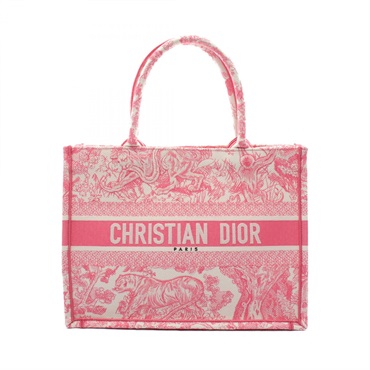 CHRISTIAN DIOR トートバッグ ピンク DIOR | Dior Book Tote バッグ ミディアム トワル ドゥ ジュイ