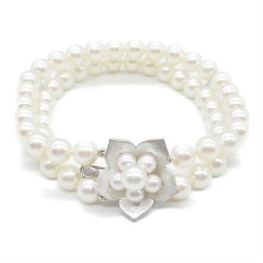 ミキモト パール5P ブレスレットWG ミキモト パール5P ブレスレットWG MIKIMOTO ミキモト パール