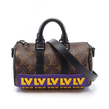 ルイ・ヴィトン(LOUIS VUITTON)ルイ・ヴィトン キーポルXS LVラバー