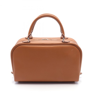 7653☆彡1円スタート☆彡HERMES エルメス　ブラウン レザー　シルバー 金具 ジャンボ 2重 ブレスレット◎新規ID入札不可☆中古品 質屋 エルメス HERMES カレ90 シルク TRES GRAND APPARAT