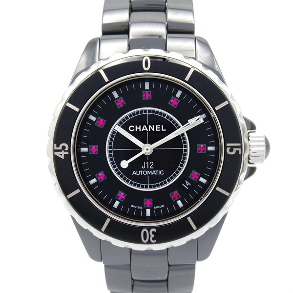 シャネル(CHANEL)シャネル J12 12Pルビー 腕時計 時計 メンズ H1635
