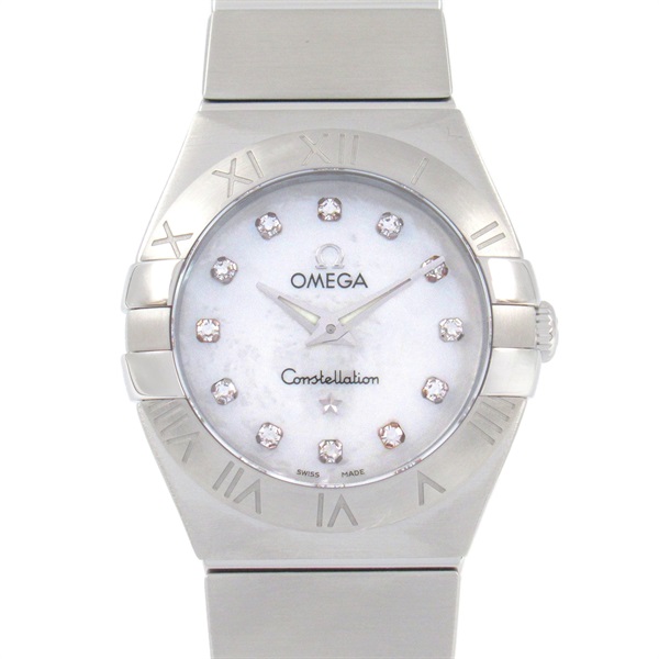 オメガ(OMEGA)オメガ コンステレーション ブラッシュ 12Pダイヤ 腕時計  