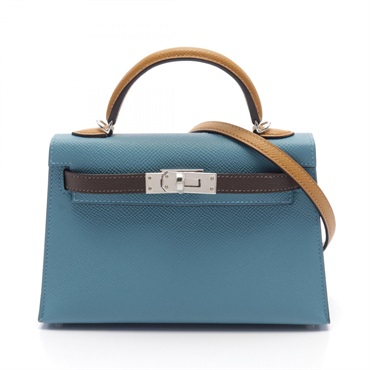 セールエルミー2体セットエルメス ランク N 新品 HERMÈS エルメス ミニケリー2 ブラック (89) ボックス