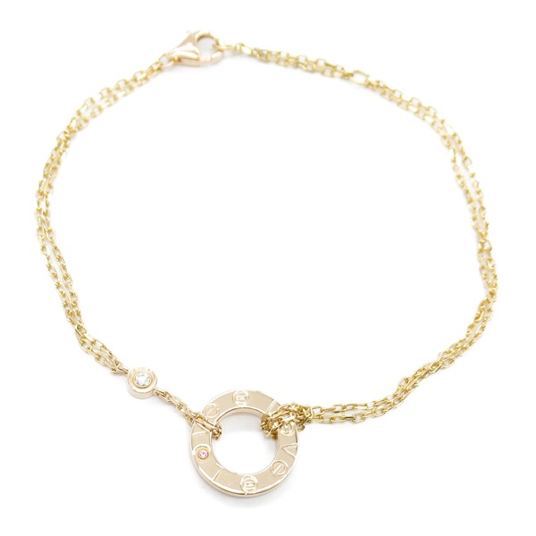 カルティエ(CARTIER)カルティエ ラブサークル ブレスレット ピンク