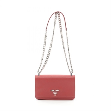 プラダ(PRADA)プラダ SOFT CALF + SAFFI ショルダーバッグ バッグ