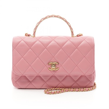 シャネル(CHANEL)シャネル マトラッセトップハンドル フラップ
