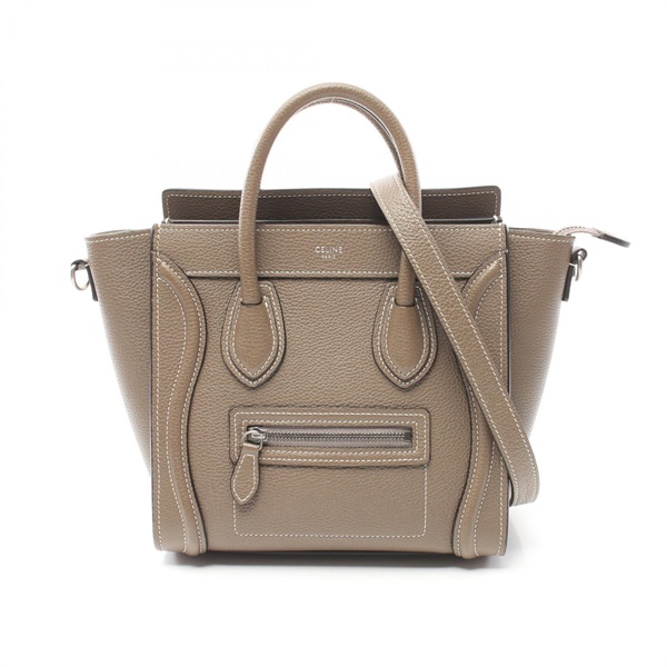 セリーヌ ラゲージ ナノショッパー ハンドバッグ バッグ レディース 168243