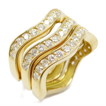 カルティエ　リング　Cartier ネプチューンリング　k18 52号　WG 楽天市場】カルティエ Cartier リング ネプチューン ウェーブ 2連