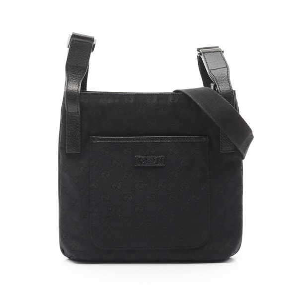 未使用保管品✨　GUCCI スーキー　ショルダーバッグ　GGキャンバス　黒 グッチ(GUCCI)グッチ GGキャンバス ショルダーバッグ バッグ