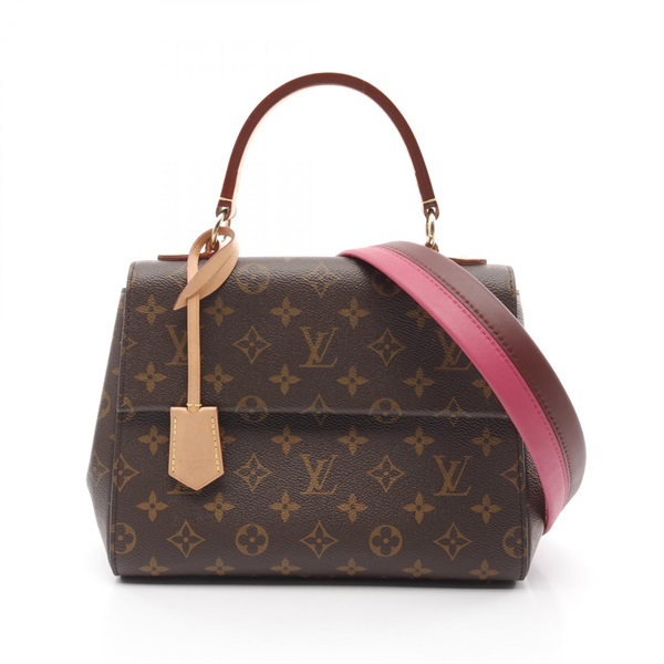 ルイ・ヴィトン クリュニーBB モノグラム ローズ ハンドバッグ バッグ レディース M42738