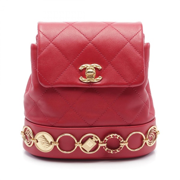 シャネル(CHANEL)シャネル マトラッセ スモール チェーン リュック 