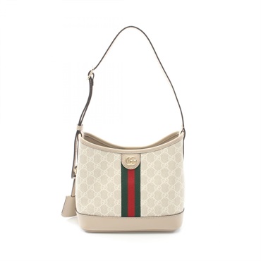 新品未使用 GUCCI オフィディア スモール ショルダーバッグ オフィディア〕スモール ショルダーバッグ ・ベージュ＆ブラウン