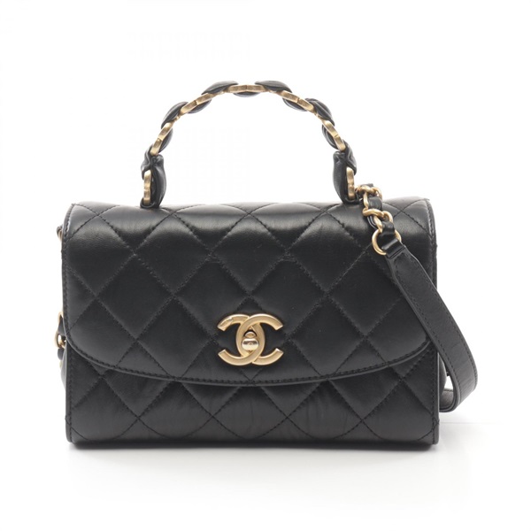 シャネル(Chanel) シャネル ショルダーバッグ マトラッセ 使用感あり CHANEL シャネル マトラッセ シングルフラップチェーン