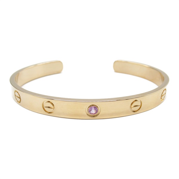 カルティエ オープンラブブレス ピンクサファイア ブレスレット アクセサリー レディース