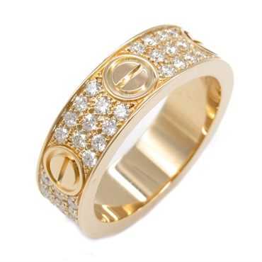 カルティエ(CARTIER)カルティエ ラブリング パヴェダイヤ リング・指輪