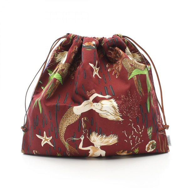 ロエベ PAULA'S IBIZA ドローストリングポーチ ハンドバッグ バッグ レディース