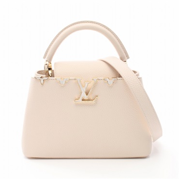 ほぼ未使用 LOUIS VUITTON ルイヴィトン カプシーヌ BB ベージュ ルイ・ヴィトン(LOUIS VUITTON)ルイ・ヴィトン カプシーヌBB クオーツ