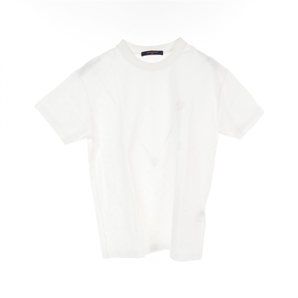 【美品】LOUIS VUITTON ダミエポケット ブランド刺繍ロゴ TシャツM 美品】LOUIS VUITTON ダミエポケット ブランド刺繍ロゴ TシャツM
