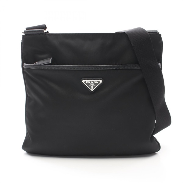 PRADA　ショルダーバッグ　ナイロン ブラック 2VH053 TES+SAF プラダ(PRADA)プラダ TESSUTO + SAFFI ショルダーバッグ バッグ