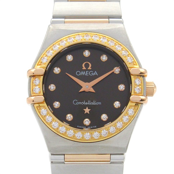 オメガ コンステレーション ミニ ダイヤベゼル 腕時計 時計 レディース 1360.60
