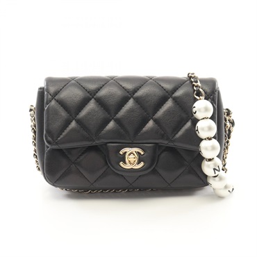 シャネル 2way チェーン ショルダーバッグ f-21148 ブラウン グレー