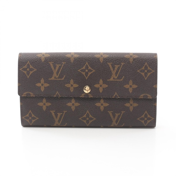 良品 ルイヴィトン モノグラム ポシェット ポルトモネ クレディ 長財布 804 ルイ・ヴィトン(LOUIS VUITTON)ルイ・ヴィトン ポシェット ポルト モネ