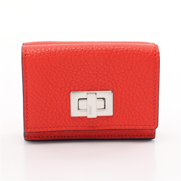 フェンディ PEEKABOO ピーカブー 三つ折り財布 財布 レディース 8M0426