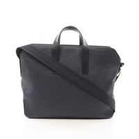 エルメス(HERMES)エルメス ポルトドキュメント シティニュース ブルー