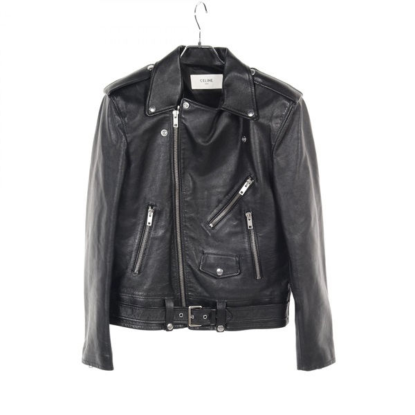 セリーヌ クラシック バイカージャケット ライダースジャケット 衣料品 アウター メンズ 2E158599E